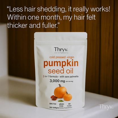 Thryv Pumpkin Seed Oil Softgels.